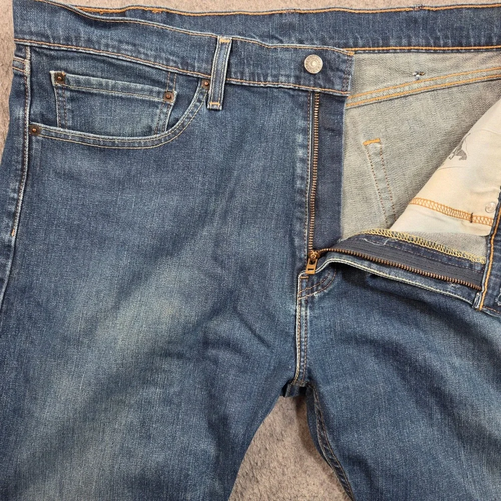 Levis 505 Regular Fit Jeans Mens 38x30 (fits 40x30) Blue Straight Leg Denim